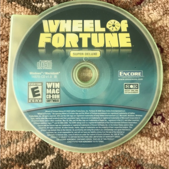 Wheel of fortune pc game - Picture 1 of 1